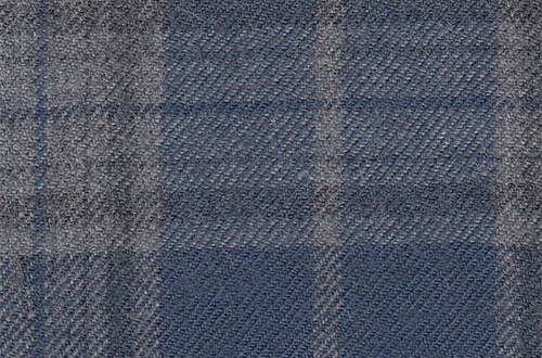 Blue check with light grey check