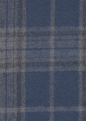 Blue check with light grey check