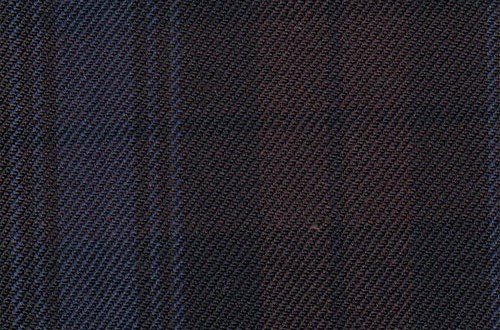 Black with burgundy and blue check