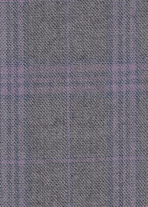 Light Grey with Lilac check