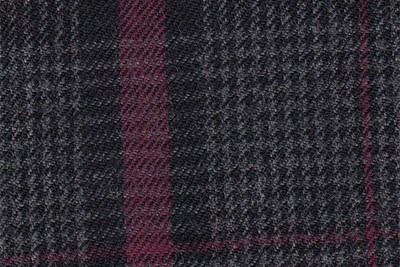 Grey with black & fuchsia check