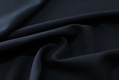 Plain Dark Navy Barathea