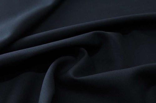 Plain Dark Navy Barathea