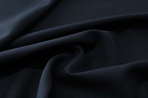 Plain Dark Navy Barathea