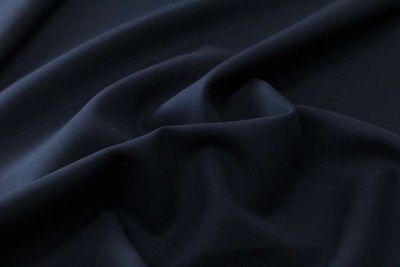 Plain Navy Barathea