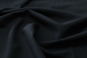 Plain Black Barathea