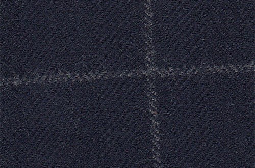 Navy HB with white check