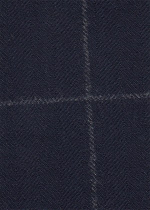 Navy HB with white check