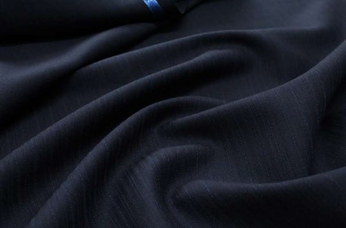 Dark Navy Self Stripe