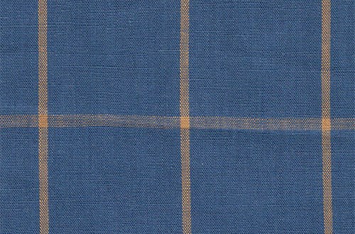 Blue with Yellow Check