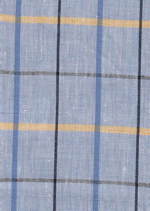 Light Blue with Navy/Blue/Yellow checks