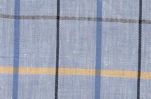 Light Blue with Navy/Blue/Yellow checks