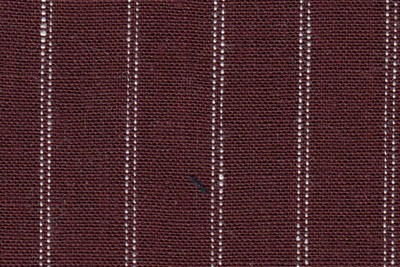 Burgundy with white stripes