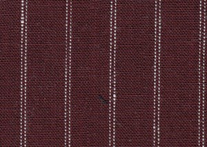 Burgundy with white stripes