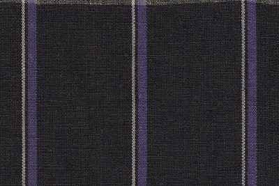Black with Purple & Ivory check
