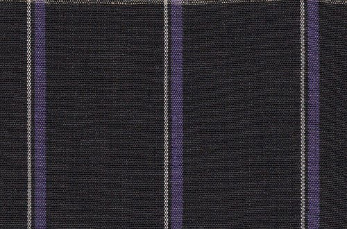 Black with Purple & Ivory check