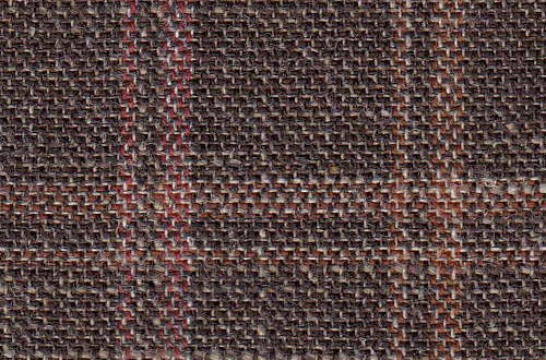 Brown with Tan & Red Check