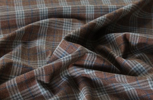 Copper with Grey and Navy checks