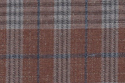 Copper with Grey and Navy checks