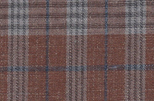 Copper with Grey and Navy checks