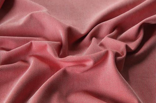 Plain Red / white Twill