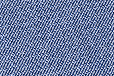 Plain Blue / White Twill