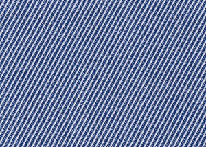 Plain Blue / White Twill