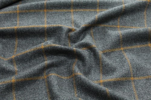 Grey w/ gold check