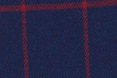 Blue w/ Red check