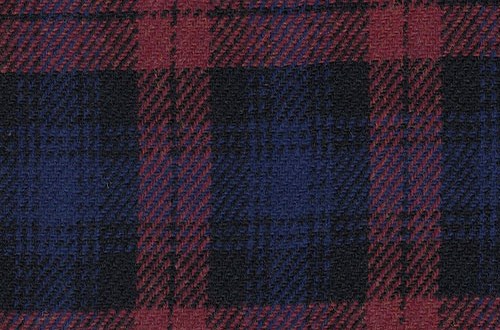 Black w/Red & Blue overcheck