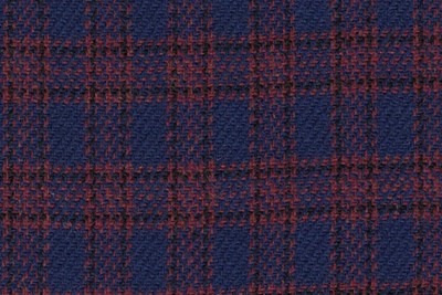 Blue w/ small red check