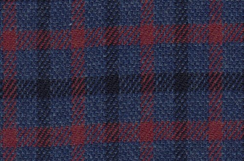 Airforce Blue w/Red & Black overcheck