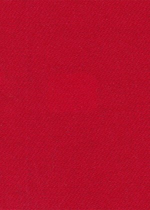 Plain Bright Red Twill
