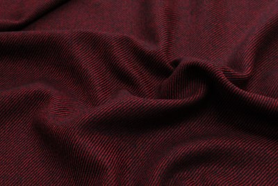 Plain Red/Black Twill