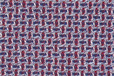 RED / BLUE CORSSHATCH (PLAIN)