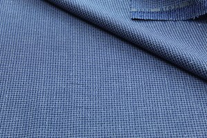 LT BLUE / BLUE CROSSHATCH (PLAIN)