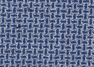 LT BLUE / BLUE CROSSHATCH (PLAIN)