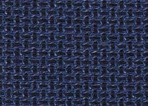 BLUE / BLACK CROSSHATCH (PLAIN)