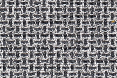 WHITE / DK GREY CROSSHATCH (PLAIN)