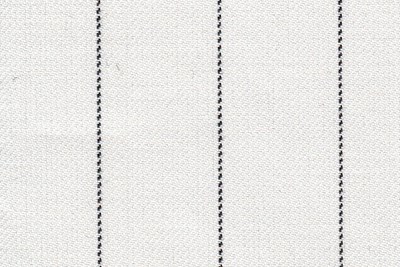 White with black Pin stripe