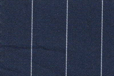 Navy with White Pin Stripe