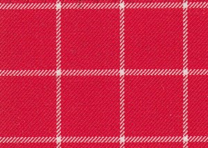 Red with White Box Check