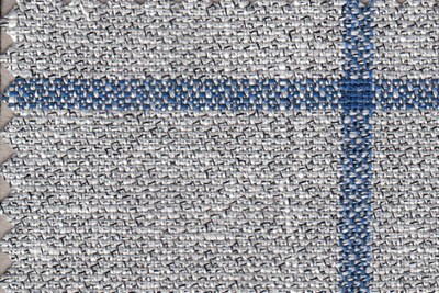 Grey with Blue check
