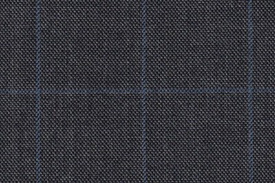 Grey w/ Blue windowpane