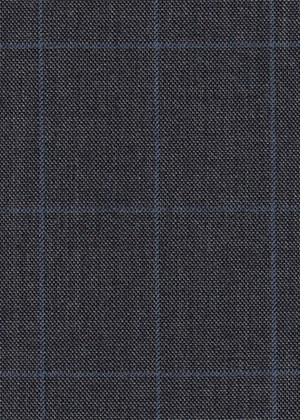 Grey w/ Blue windowpane