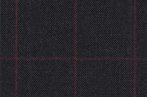 Charcoal Grey w/ Burgundy windowpane