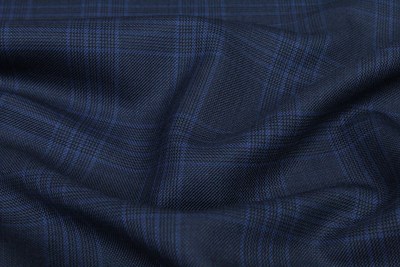 Blue/Grey with blue/Black check
