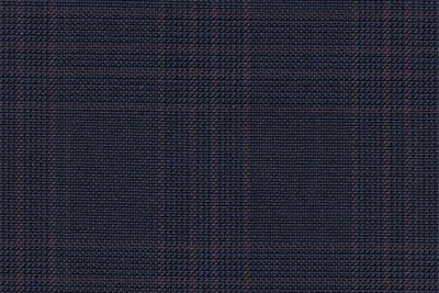 Navy w/ Burgundy black check