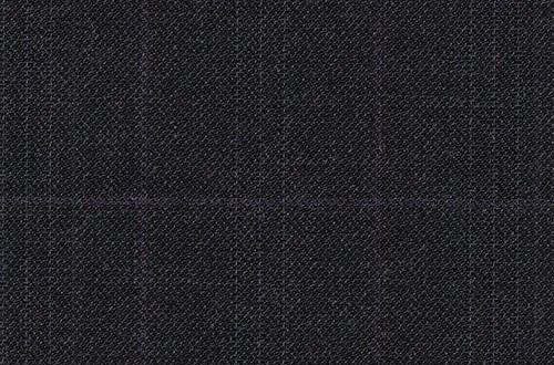 Charcoal w/Purple check & triple tramline stripe