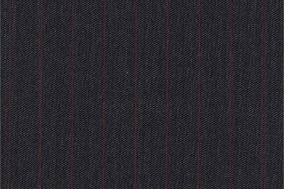 Grey Self stripe with Burgundy pin stripe